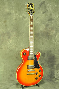 Vintage 1981 Greco EG-500C Electric Guitar Red Sunburst VG w/ Case made in Japan
