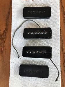 Vintage Gibson 1959 set of soapbar P90 pickups with covers - 59 Les Paul Special