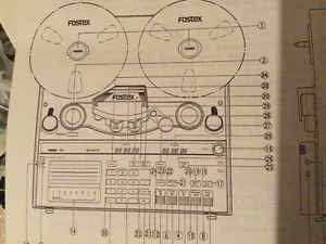 Fostex R8 Bandmaschine 8-Spur 1/4-Zoll mit MTC 1