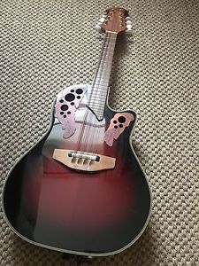Ovation Electric/Acoustic Mandolin MCS148-RRB
