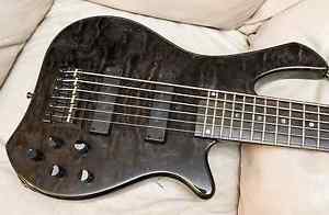 Zon Legacy Elite custom 6 string Graphite/Carbon Fiber Neck Thru Six String Bass