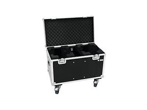 Flight case Per Il Trasporto Di Effetti Luci Cavi Fari 2x TMH-X25 Con Ruote
