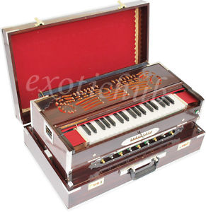 SCALE CHANGER HARMONIUM~3¾ OCTAVE~PORTABLE~YOGA~BHAJAN~GHAZAL~KIRTAN~MADITATION~