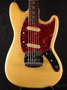Fender Mustang -White / Rosewood- made 1965 Electric Free Shipping
