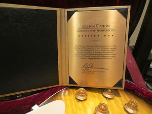 Gibson Custom Les Paul 1960 Reissue 50th Anniversary Version 1 GOLD BOOK  2010