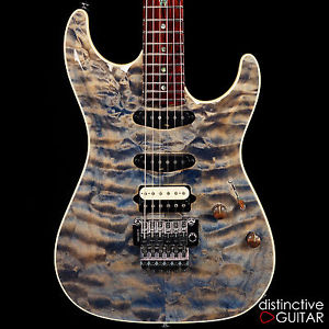 NEW SUHR CUSTOM CARVE TOP STANDARD - FLOYD AND HSS PUPS RARE 1PC COCOBOLO NECK!