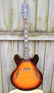 GIBSON  ES-335 TOBACCO SUNBURST 1973 NEED HUMBUCKING PICKUPS PARTS EZ PROJECT