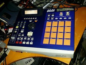 akai mpc 2000 xl blue limited, 8output spdif digital in/out, compact flash, scsi