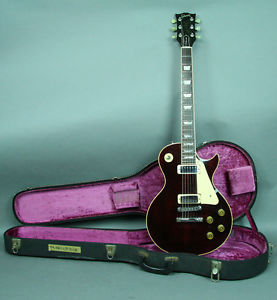 1980 Gibson Les Paul Deluxe Vintage Electric Guitar Wine Red Flame USA w/ OHSC