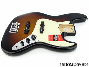 2016 Fender American Professional Jazz Bass LOADED BODY J Bass USA 3TS Sunburst