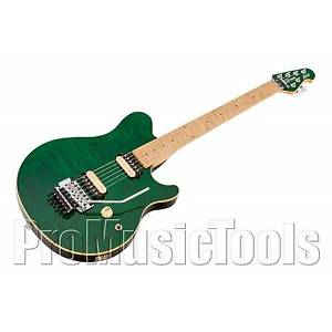 Music Man USA Axis TGN - Translucent Green MH QT *LIKE NEW* floyd rose fr evh