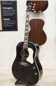 Gibson Saito J-160E Ebony w/hard case Free shipping Guiter Bass From JAPAN #Q754
