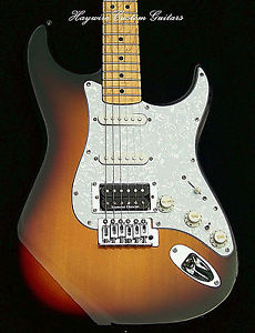 Fender Strat+Pearl+Humbucker+Warmoth Option+SRV Pickups+Coil Tap + Treble Bleed