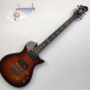 HAGSTROM ULTRA SWEDE ELECTRIC GUITAR – GOLDEN EAGLE BURST