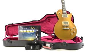 2016 Gibson Les Paul Studio 50's Tribute Humbucker Electric Guitar- Gold w/Case