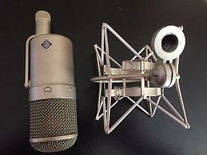 NEUMANN U47 fet VINTAGE PROFESSIONAL STUDIO MICROPHONE LOW SERIAL# w/Shock Mount