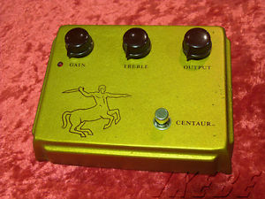 Klon Centaur Effector Overdrive Boost Pedal '99 Gold Short Tail Professional