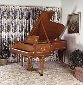 1911 Steinway New York Grand Model B White Mahogany Louis XVI Piano