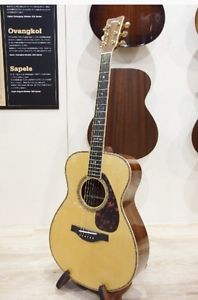 YAMAHA L Series LS36ARE Natural w/hard case F/S Guiter Bass From JAPAN #Q759