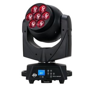American DJ Vizi Q Wash7 High Output LED Moving Head Wash with motorized zoom