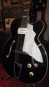 Vintage 1950's Kay Upbeat Electric Archtop Guitar w/ Kelvinator Headstock, HSC