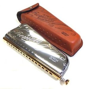 Suzuki tremolo chromatic harmonica SCT-128 From Japan トレモロ コンパクト 高品質 吹き易さ 複音響き