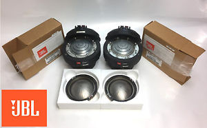 JBL 2450J 16-ohm Neodymium Horn Drivers w/ NOS Genuine JBL Diaphragms, Close DCR