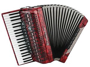 Akkordeon Weltmeister Meteor 41/120/11/5/IV, gepflegter Zustand