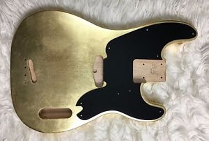 Body bass CUSTOM ORDER Fender Precision 51 style GOLD LEAF SILVER COPPER oro