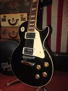 2011 Gibson Les Paul 1960 Reissue Classic Electric Guitar Black w/ Original Case