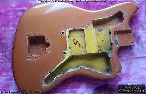 Vintage 1960s Fender Project Jazzmaster Body Burgundy Mist over Sunburst 1965 64