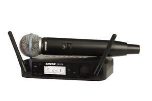 Shure GLXD24/B58 Digital Vocal Wireless System with Beta 58A Handheld Microph...