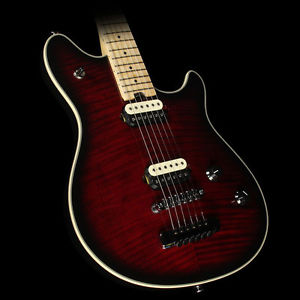 EVH USA Wolfgang Hardtail 5A Flame Top Electric Guitar Transparent Cherry