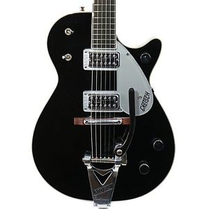 2007 GRETSCH G6128-TVP POWER JET ELECTRIC GUITAR BLACK FINISH