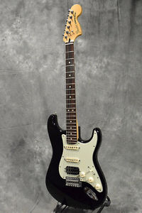 Fender Deluxe Lonestar Stratocaster Black Mexico Electric Guitar Free Shipping