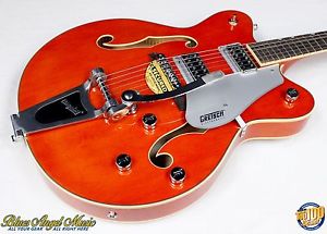 Gretsch G5422T Electromatic Hollowbody Guitar w/Bigsby Orange Stain, NEW! #39169