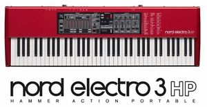 Nord Electro 3 HP stage keyboard, nice, incl gig bag