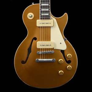 Gibson 2016 ES Les Paul Semi-Hollow Electric Guitar, Goldtop, Pre-Owned