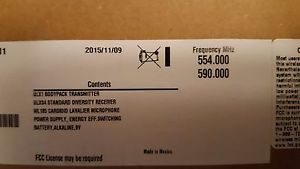 Shure ULXP2458J1 Dynamic Wireles