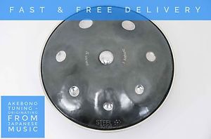 New Handpan, F Akebono tuning with bag. None painted finish from Steeltone