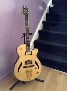 Dean Stylist Semi-Hollow Electric Guitar Beatuiful Hard Shell Case Included