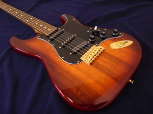 Fender Japan: Electric Guitar ST62G/ASH KOA Limited Edition 2013 USED