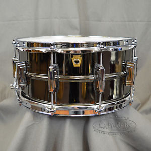 Ludwig 6.5X14 Supraphonic Black Beauty Brass Snare Drum w/ Imperial Lugs LB417