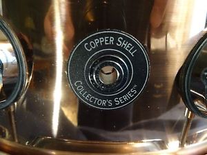 DW Collectors in 1mm Copper 5" x 14" snare with chrome hardware