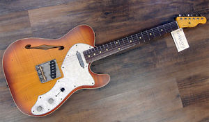 NEW! Nash Guitars Model T-69 TL Aged Flame Burst Nitro Laquer (6.62 pounds!)