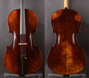 Special Offer! Modern Stradivari Copy Cello Fine Tone, Dark varnish