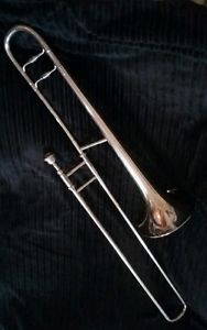 1990 Conn 100H Silver Plated Professional level Jazz Tenor Trombone, plays well