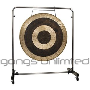 40" Subatomic Gong on Astral Reflection Gong Stand with Mallet