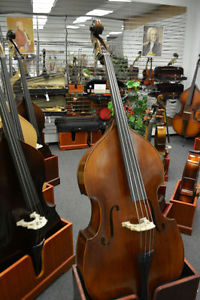 Hamburg Bass 3/4 Professional Upright Bass with Adjustable Bridge