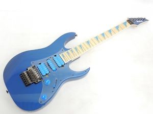 Excellent! Ibanez Prestige RG3770DX-LB Guitar Laser Blue w/Hardcase